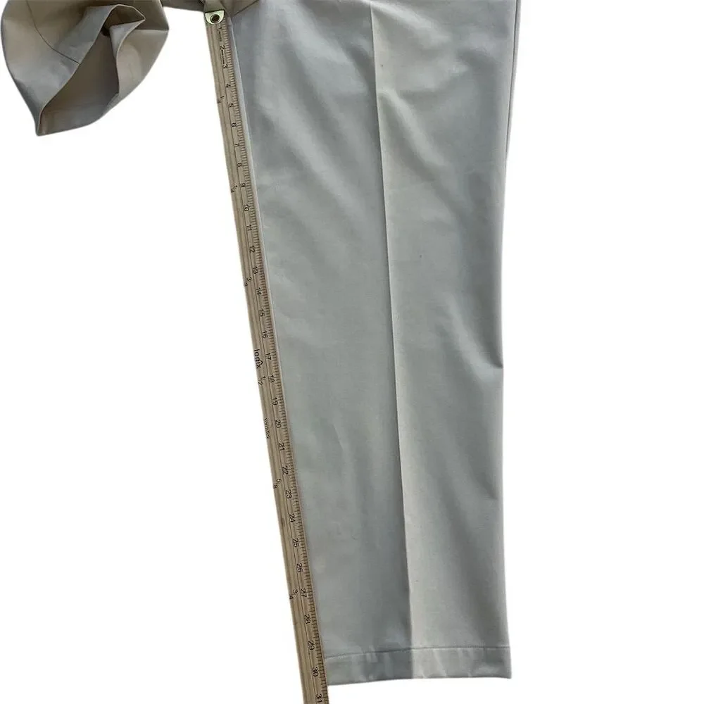 Dockers Men's Relaxed Fit Dress‎ Pants Sage Green 38x32 Flat Front